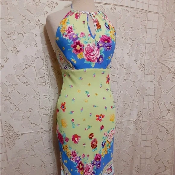 princess polly baby blue dress Vintage | Dresses | New Vintage 9s Semi Formal Red Cocktail Dress Slip Dress  Scarf main image 0